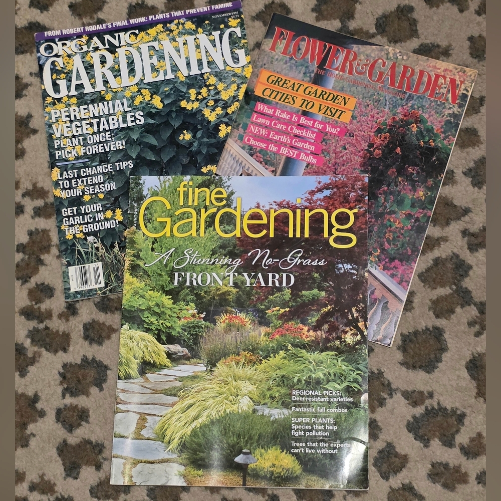 Garden Magazine-Two Vintage & One Modern